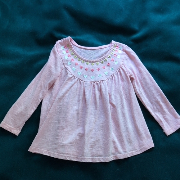 Isaac Mizrahi Other - Isaac Mizrahi 24 Month Embroidered Heart Top